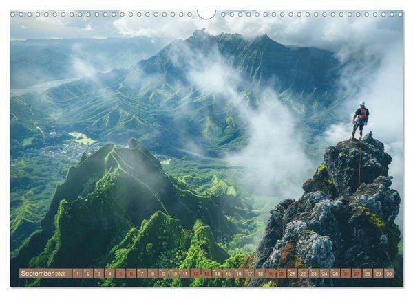 Produktbild: Vertikale Freiheit (Wandkalender 2026 DIN A3 quer), CALVENDO Monatskalender