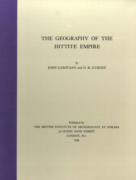Produktbild: Geography of the Hittite Empire