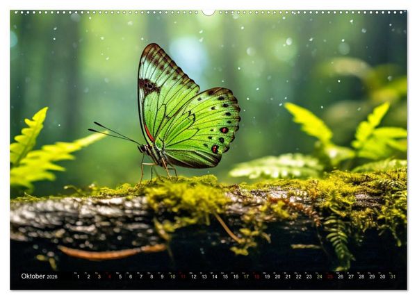 Produktbild: Filigrane Leichtigkeit - Schmetterlinge (Wandkalender 2026 DIN A2 quer), CALVENDO Monatskalender