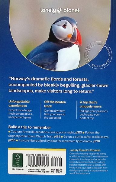 Produktbild: Lonely Planet Norway