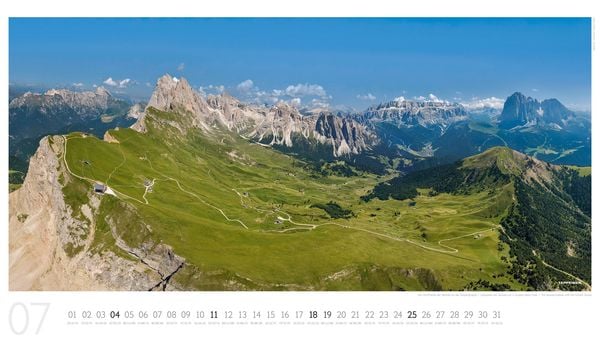 Produktbild: Luftbildkalender Dolomiten 2027
