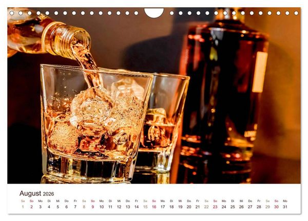 Produktbild: Whisky und Whiskey 2026. Sinnliche Impressionen (Wandkalender 2026 DIN A4 quer), CALVENDO Monatskalender