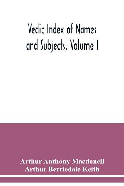 Produktbild: Vedic Index of Names and Subjects, Volume I