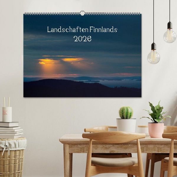 Produktbild: Landschaften Finnlands (Wandkalender 2026 DIN A2 quer), CALVENDO Monatskalender