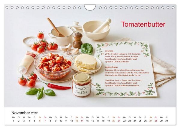 Produktbild: Tomatenzauber - frisch, w&uuml;rzig, selbst gemacht (Wandkalender 2027 DIN A4 quer), CALVENDO Monatskalender