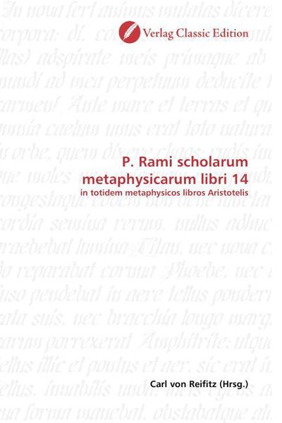 Produktbild: P. Rami scholarum metaphysicarum libri 14