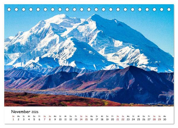 Produktbild: Alaska und Yukon, endlose Freiheit erleben (Tischkalender 2026 DIN A5 quer), CALVENDO Monatskalender