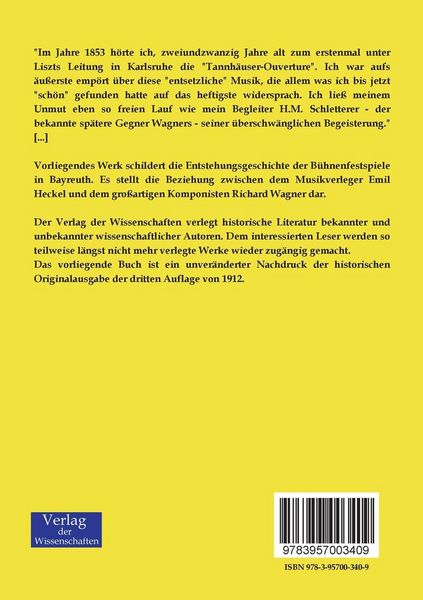 Produktbild: Richard Wagner an Emil Heckel