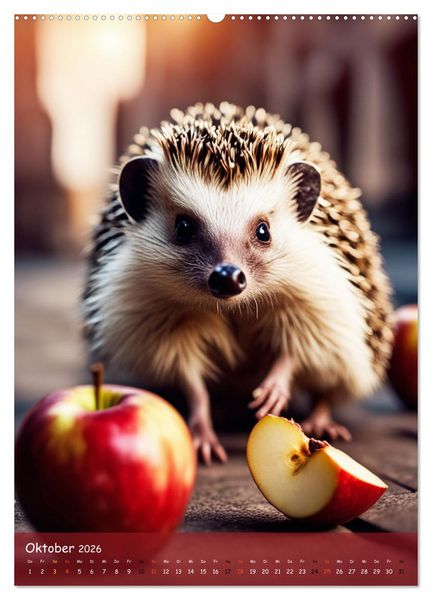 Produktbild: In den Stra&szlig;en der Stadt - Tiere mitten unter uns (hochwertiger Premium Wandkalender 2026 DIN A2 hoch), Kunstdruck in Hochglanz