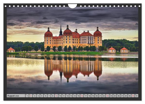 Produktbild: Burgen und Schl&ouml;sser um Dresden (Wandkalender 2026 DIN A4 quer), CALVENDO Monatskalender