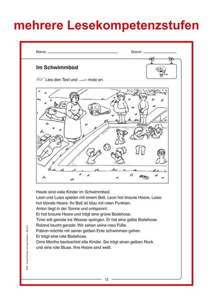 Produktbild: Ich lese Deutsch Band 3