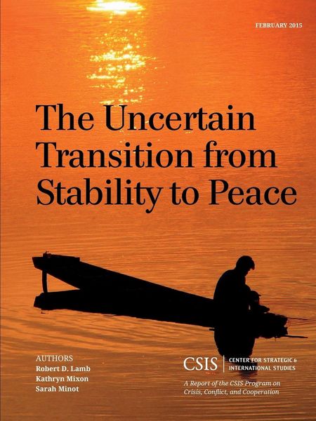 Produktbild: Uncertain Transition from Stability to Peace