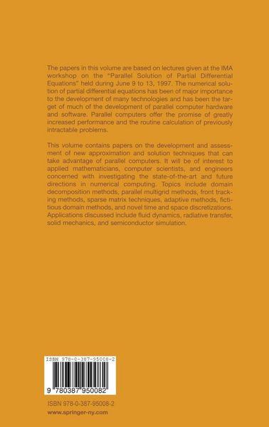 Produktbild: Parallel Solution of Partial Differential Equations