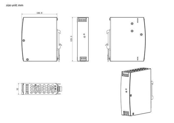 Produktbild: TRU COMPONENTS TC-13807980 Hutschienen-Netzteil (DIN-Rail) 24 V/DC 3.2 A 76.8 W Anzahl Ausg&auml;nge:1 x Inhalt 1 St.