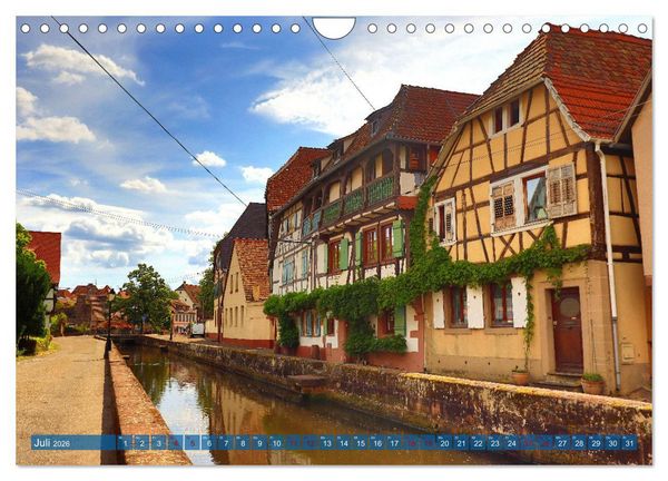 Produktbild: Bienvenue &agrave; Wissembourg. Spaziergang durch Wei&szlig;enburg im Elsass (Wandkalender 2026 DIN A4 quer), CALVENDO Monatskalender