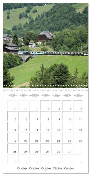 Produktbild: Swiss Trains (Wall Calendar 2026 12 &times; 12 Inch) CALVENDO 12 Month Wall Calendar