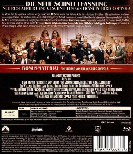 Produktbild: Der Pate - Der Tod von Michael Corleone - Epilog