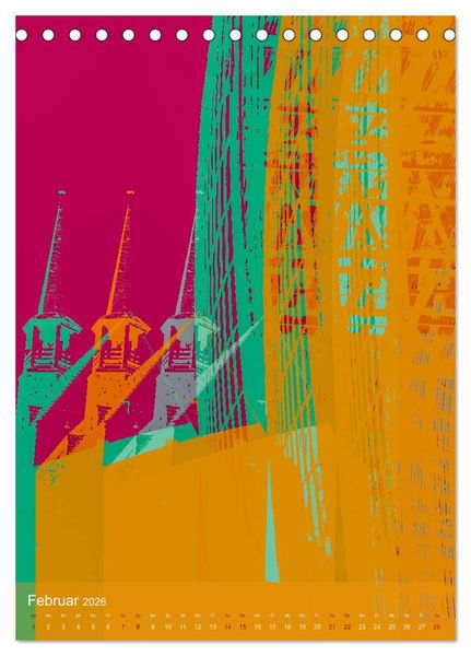 Produktbild: Pop-Artiges K&ouml;ln (Tischkalender 2026 DIN A5 hoch), CALVENDO Monatskalender