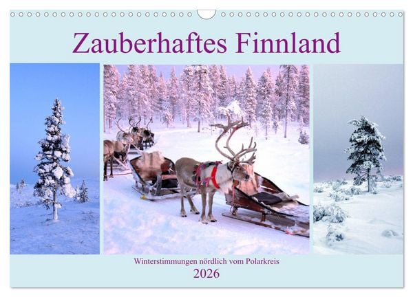 Produktbild: Zauberhaftes Finnland (Wandkalender 2026 DIN A3 quer), CALVENDO Monatskalender