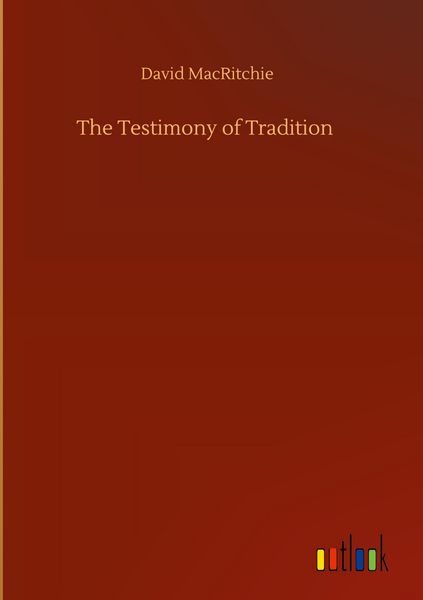 Produktbild: The Testimony of Tradition