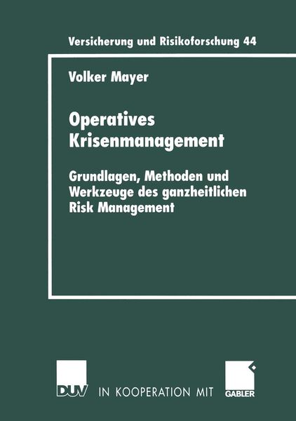 Produktbild: Operatives Krisenmanagement
