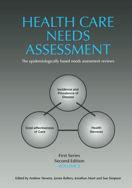 Produktbild: Health Care Needs Assessment, First Series, Volume 2, Second Edition