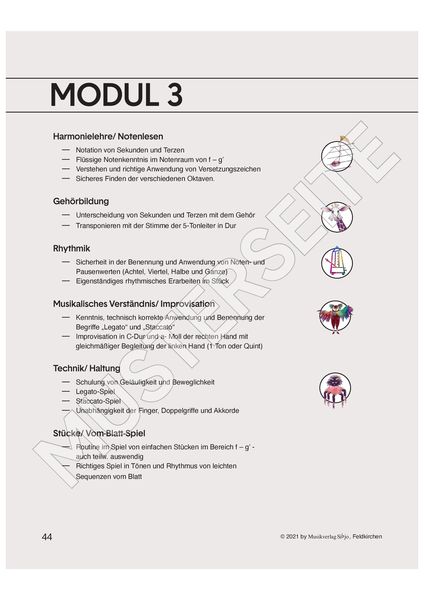 Produktbild: Klavierschule OH! Modul 3