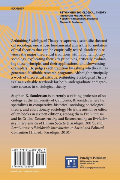 Produktbild: Rethinking Sociological Theory