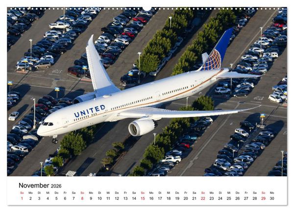 Produktbild: From Above - Die etwas andere Perspektive auf Flugzeuge (hochwertiger Premium Wandkalender 2026 DIN A2 quer), Kunstdruck in Hochglanz
