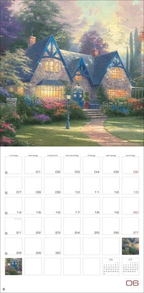 Produktbild: Thomas Kinkade: Land of Light Broschurkalender 2027