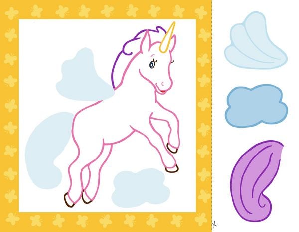Produktbild: Mein erstes Einhorn-Bastelbuch