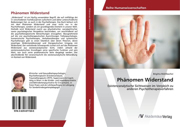 Phänomen Widerstand, Taschenbuch von Brigitta Mühlbacher, AV Akademikerverlag, 9783639871500
