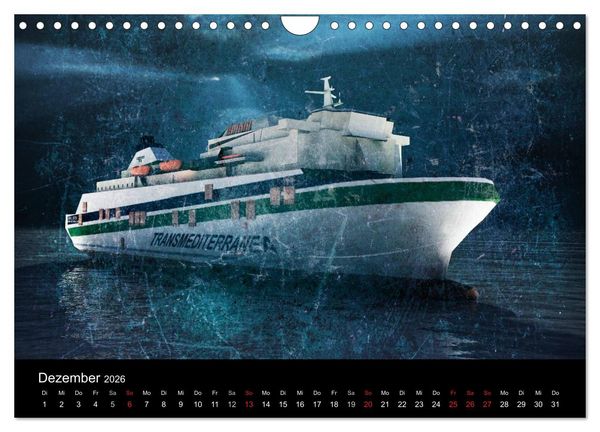 Produktbild: Mystic Ships (Wandkalender 2026 DIN A4 quer), CALVENDO Monatskalender