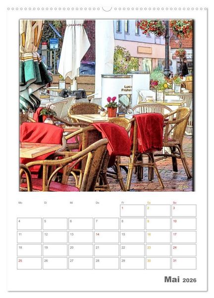 Produktbild: Jever - die Nordsee vor der T&uuml;r (Wandkalender 2026 DIN A2 hoch), CALVENDO Monatskalender