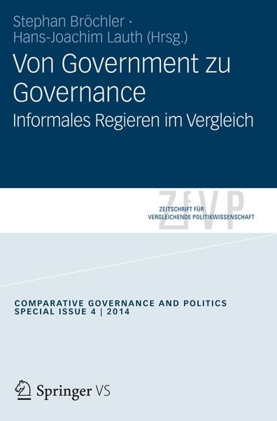 Von Government zu Governance, Taschenbuch von , Springer Fachmedien Wiesbaden GmbH, 9783658061449