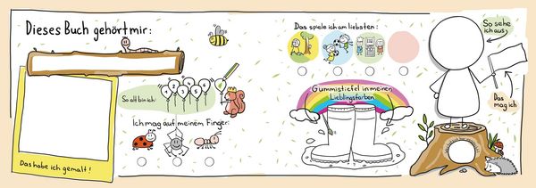 Produktbild: Freundschaftsbuch Meine Lieblingsmenschen - Erinnerungen an die Kindergartenzeit