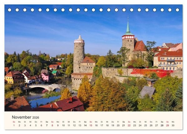 Produktbild: Bautzen - Perle der Oberlausitz (Tischkalender 2026 DIN A5 quer), CALVENDO Monatskalender