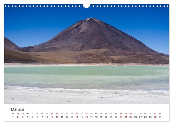 Produktbild: Vulkane - Die atemberaubendsten Motive der Feuerspucker. (Wandkalender 2026 DIN A3 quer), CALVENDO Monatskalender