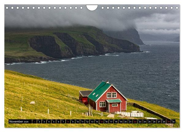 Produktbild: Landschaften Der F&auml;r&ouml;er (Wandkalender 2026 DIN A4 quer), CALVENDO Monatskalender