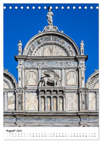 Produktbild: Venedig - Magische Impressionen (Tischkalender 2026 DIN A5 hoch), CALVENDO Monatskalender