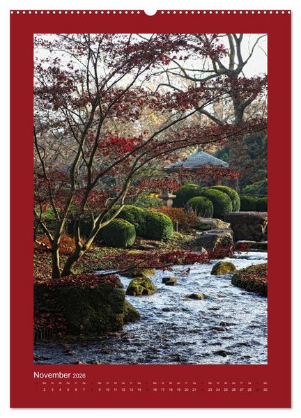 Produktbild: Farbtupferl - Botanischer Garten Augsburg (hochwertiger Premium Wandkalender 2026 DIN A2 hoch), Kunstdruck in Hochglanz