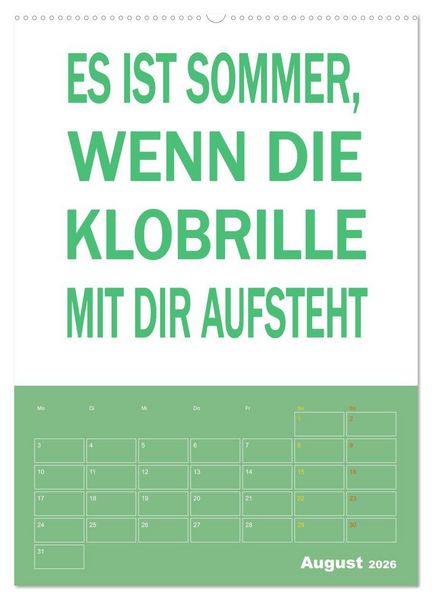 Produktbild: Memo an mich mit Jahresplaner (Wandkalender 2026 DIN A2 hoch), CALVENDO Monatskalender