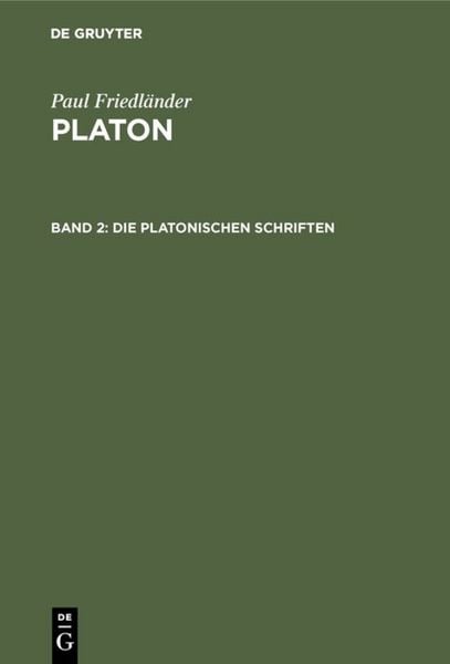 Produktbild: Die platonischen Schriften