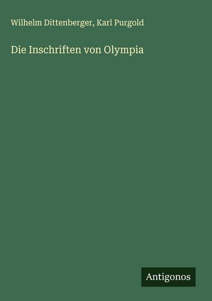 Produktbild: Die Inschriften von Olympia
