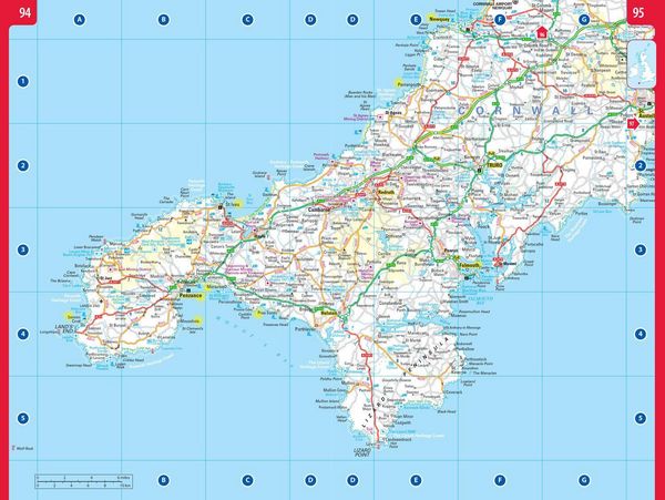 Produktbild: Collins Essential Road Atlas Britain and Northern Ireland 2027 (A4 Spiral)