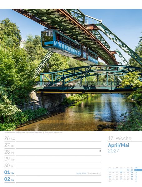 Produktbild: Malerisches Deutschland Wochenplaner Kalender 2027