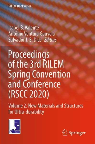 Produktbild: Proceedings of the 3rd RILEM Spring Convention and Conference (RSCC 2020)