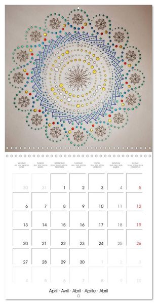 Produktbild: Sacred Geometry Healing (Wall Calendar 2026 12 &times; 12 Inch) CALVENDO 12 Month Wall Calendar
