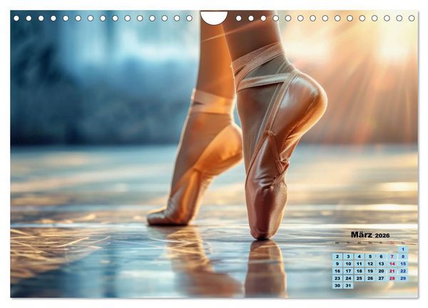 Produktbild: BALLETT - ein Hauch Magie (Wandkalender 2026 DIN A4 quer), CALVENDO Monatskalender