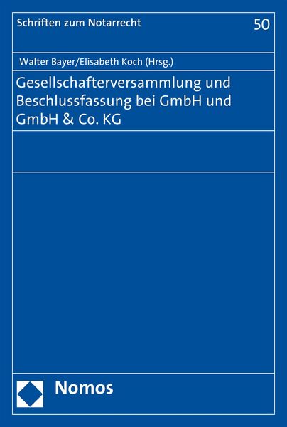 Produktbild: Gesellschafterversammlung und Beschlussfassung bei GmbH und GmbH & Co. KG